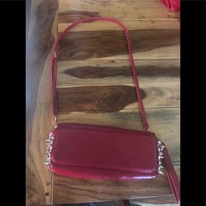Brand new Red studded purse with jewels
